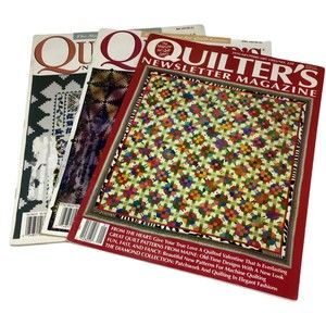 Quilter's Newsletter Magazine 1992 1999 Lot 3 Patterns Quilt Ideas 239 311 312